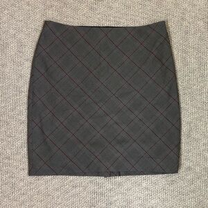 ✰ vintage gray the limited tartan pencil skirt ✰